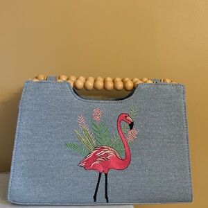 Handheld Flamingo Bag